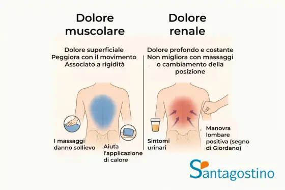 Fitte dietro la schiena - come capire se sono muscoli, nervi o reni